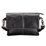 COWATHER Envelope package 2017 cow genuine leather messenger bags for men handbags huge capacity male's best  original brand