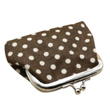 2017 Womens Wallets Small Sequin Dot Wallet Card Holder Coin Purse Clutch Bag #XTJ