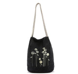 FLYING BIRDS printing canvas bag women handbag women's bags girls shoulder bag high quality fashion pouch bucket bags  A351fb